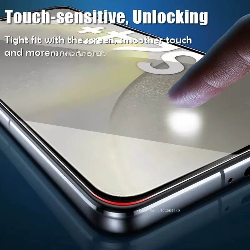 3er-Set gehärtetes Glas Displayschutzfolie für Samsung Galaxy S25 S24 S23 S22 Plus Note 20 Ultra in Transparent - Bild 3