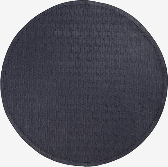 JOOP! CHAINS Platzsets 2er-Set aus Baumwolle, rund, Durchmesser: 45 cm, Blau - Bild 1