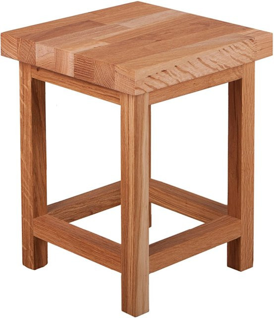 Garden Pleasure Universalhocker Max 3 aus Eichenholz, Farbe: Eiche/Beige, B/T/H: 40 x 30 x 30 cm, FSC® zertifiziert - Bild 1