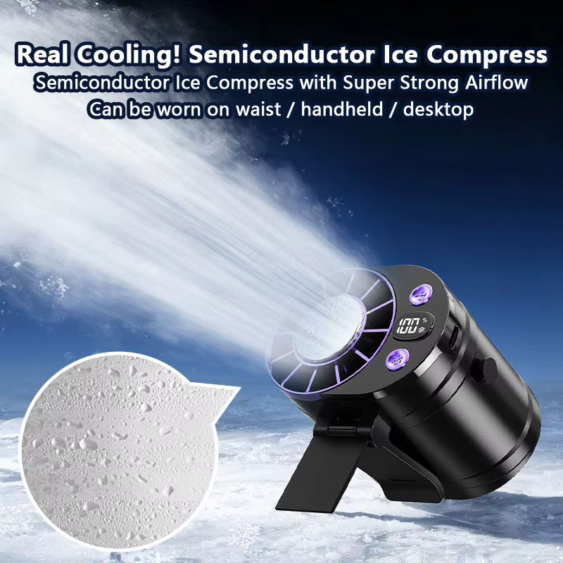 Xiaomi Mini Taillenventilator tragbare Klimaanlage in Schwarz - Bild 2