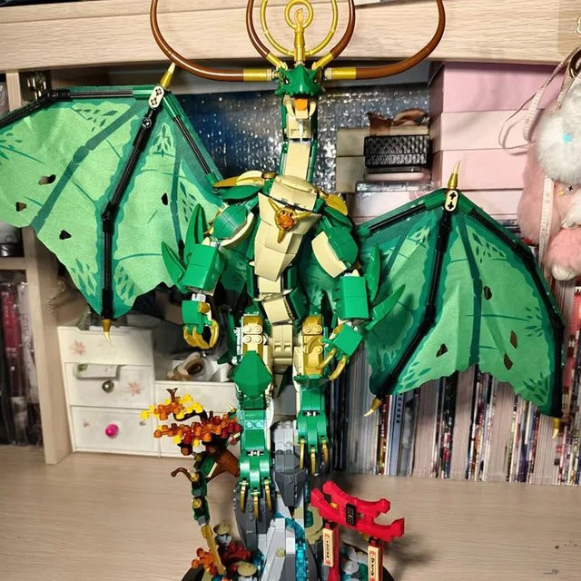 Ninja-Figuren-Set Wächter-Drachen-Mech-Modell Bausatz, 1650 Teile, ab 14 Jahren - Bild 1