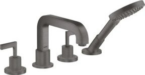 Hansgrohe Axor Citterio Fertigmontageset für Badewannen mit Randarmatur in Brushed Brass - Bild 1