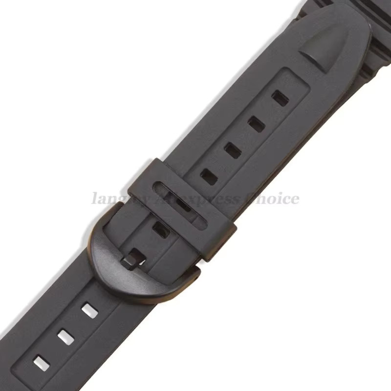 Casio Uhrenarmband, Silikon, Schwarz, Herren - Bild 4