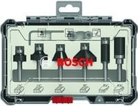 Bosch Rand- und Kantenfräser-Set, 6-teilig, 1/4 Zoll-Schaft - Bild 2