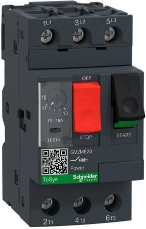 Schneider Electric GV2ME20TQ Motorschutzrelais grau 24 Stück - Bild 1