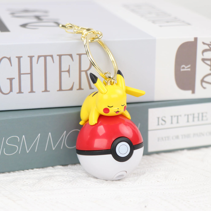 TAKARA TOMY Pokémon Pikachu Bulbasaur Piplup Psyduck, Schlüsselanhänger, Einzelfigur - Bild 1
