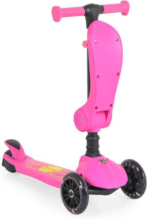 Moni Lamborghini 2 in 1 Kinderroller Laufrad klappbar pink ab 18 Monaten