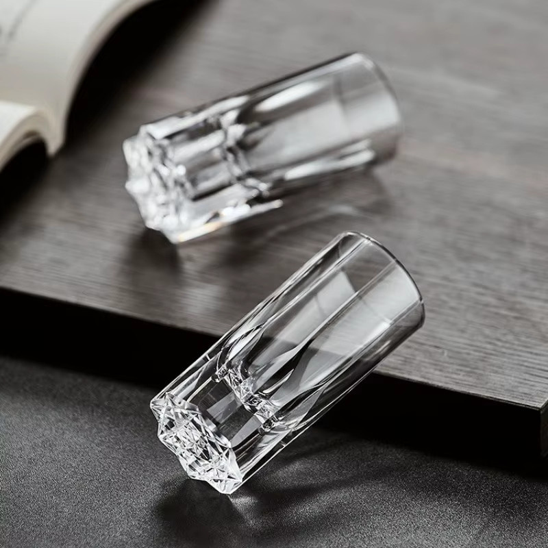 Elegantes Kristall-Schnapsglas für Whisky und Tequila, transparent, 25 ml - Bild 6