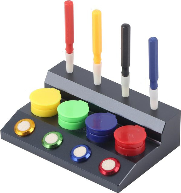 DIYelecs Uhrenöler, 4 Schalen, gray, Uhrenreparaturzubehör - Bild 1
