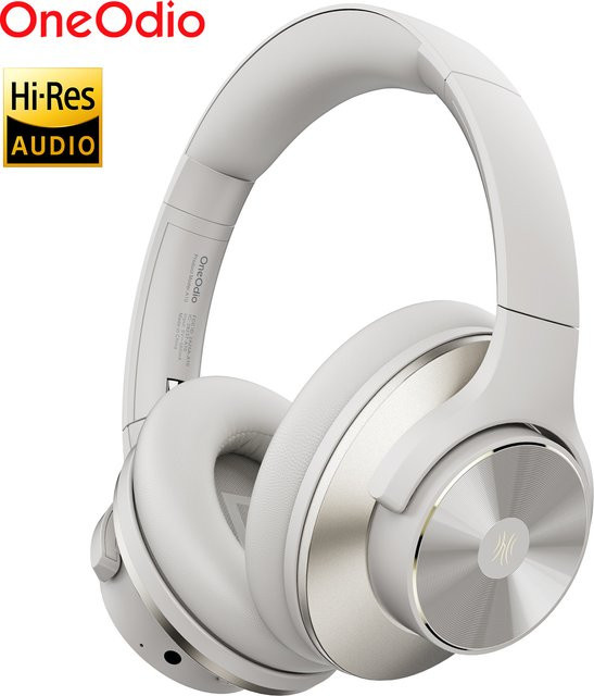 Oneodio A10 ANC Kabellose Bluetooth Over-Ear-Kopfhörer mit aktiver Geräuschunterdrückung in Schwarz - Bild 1