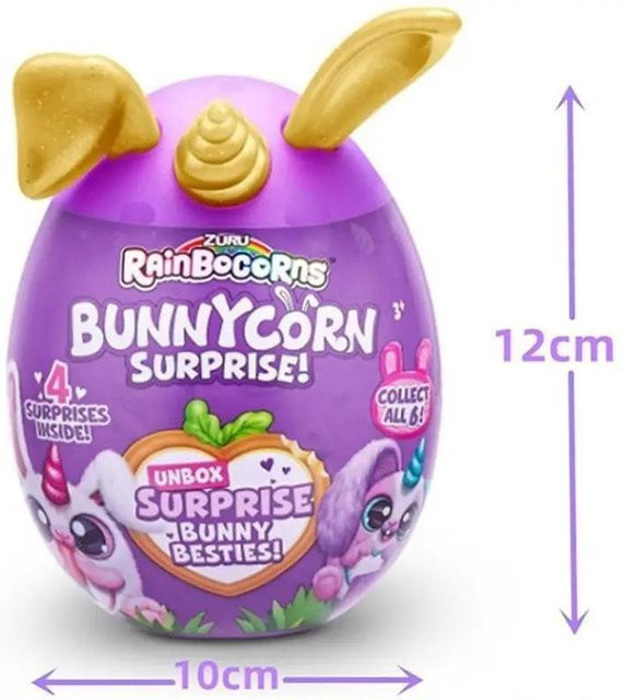 Zuru Rainbocorns Bunnycorn Magisches Ei, Plüschpuppe, ab 3 Jahren - Bild 1