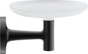 Duravit Seifenschale Starck T aus Keramik zur Wandmontage in Weiß oder Schwarz Matt, Breite: 14 cm, Tiefe: 11,9 cm - Bild 1