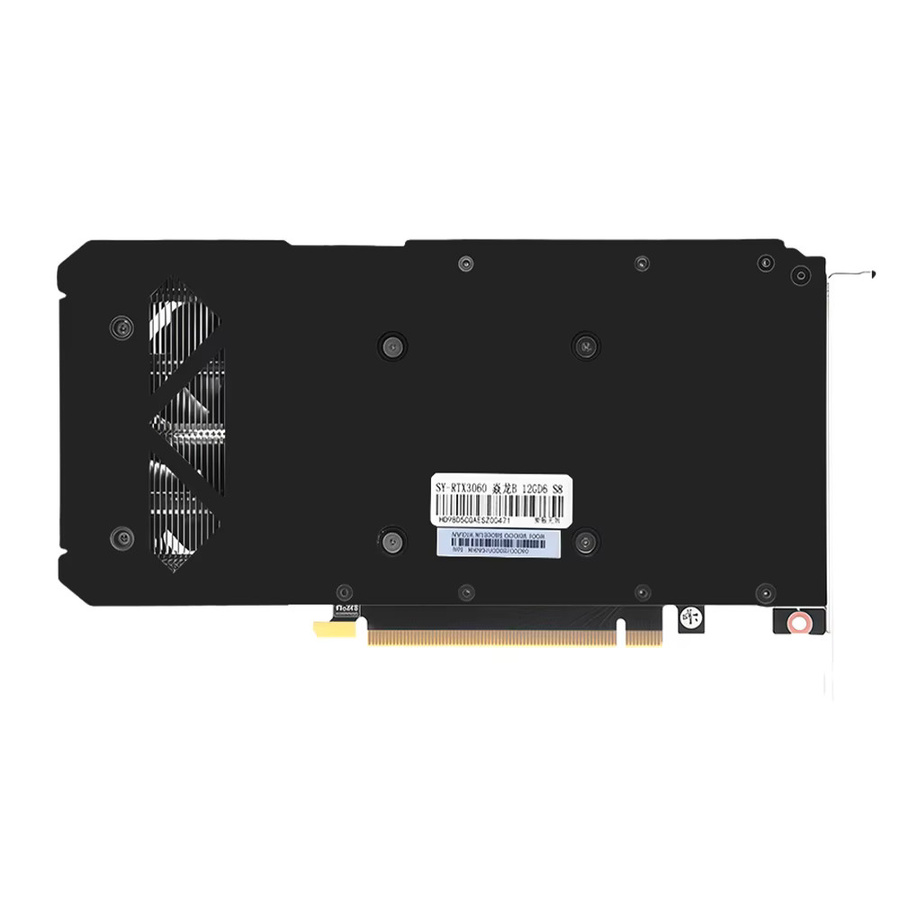 SOYO RTX 3060 Gaming-Grafikkarte mit 12 GB GDDR6, 192 Bit, PCIe 4.0 x16, Schwarz - Bild 2