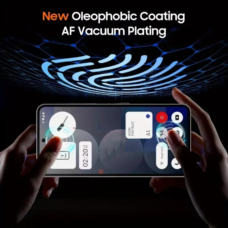 3er-Set Displayschutzfolie aus gehärtetem Glas für Nothing Phone (2a), Nothing Phone (2a) Plus und Nothing Phone (3a) Pro 5G, transparent - Bild 2