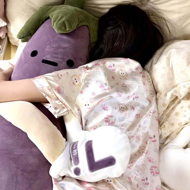 Eggplant King Schlafkissen mit Graphen-Heizung und Perkussionsfunktion in Lila für Kinder - Bild 2