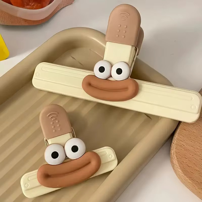 8er Set VIE LENTE Snack Abdichtung Clips aus Kunststoff zur Lebensmittelaufbewahrung und Feuchtigkeitsschutz - Bild 2
