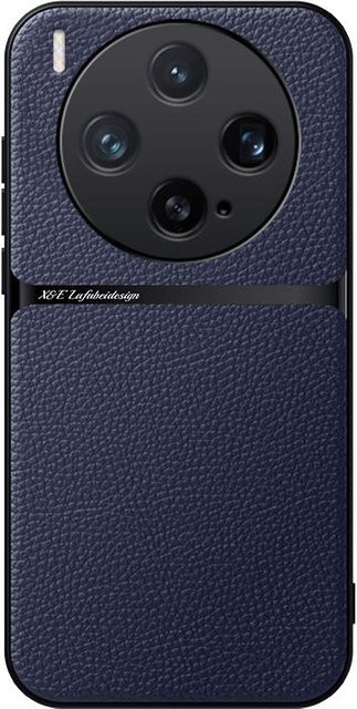 ELVEV Magnetische PU-Leder Schutzhülle für Vivo X300 und Vivo X300 Pro mit TPU-Rand und Kameraschutz - Bild 1