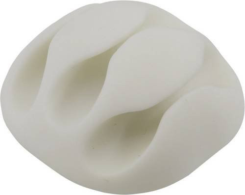 TRU COMPONENTS Kabelhalter selbstklebend TC-6646584 Grau mit maximalem Bündeldurchmesser von 8mm - Bild 1