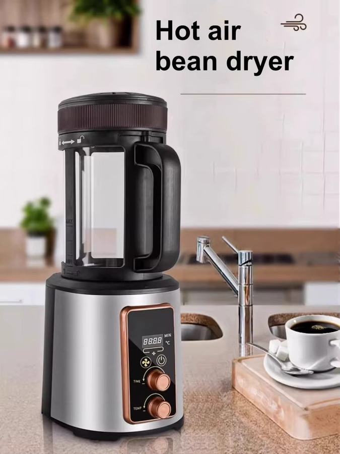 Heißluft-Kaffeebohnenröster für Haushalt und Gewerbe mit Temperaturregelung, Kühlung und automatischem Timer - Bild 3