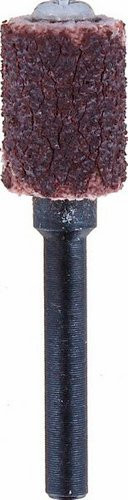 Dremel Schleifband mit Schleifdorn für Holz und Metall, Durchmesser: 6,4 mm, Körnung: 60, Farbe: Braun - Bild 2