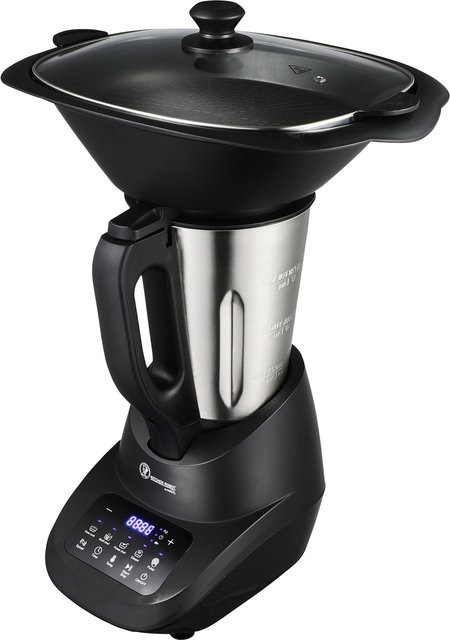 Proficook Küchenmaschine Gusto-Mix mit Kochfunktion in Schwarz aus Edelstahl - Bild 1