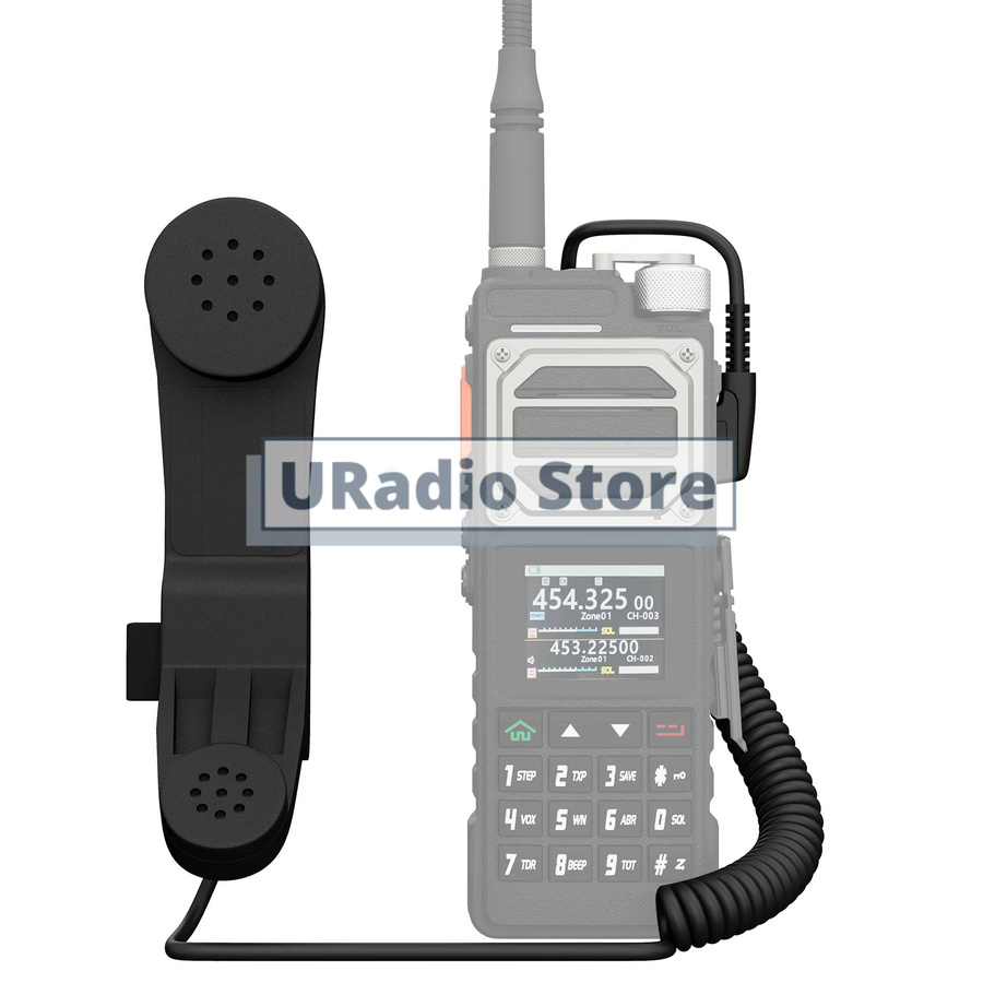 RONGYIN PTT-Lautsprechermikrofon Typ K in Schwarz für Funkgeräte DM-32 UV-25M TG-UV2 UV-K1 UV-K6 - Bild 6