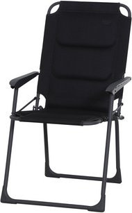 SIENA GARDEN Premium Camping-Stuhl aus Aluminium in Grau mit Armlehnen, B/H/T: 68 x 100 x 57,5 cm - Bild 1