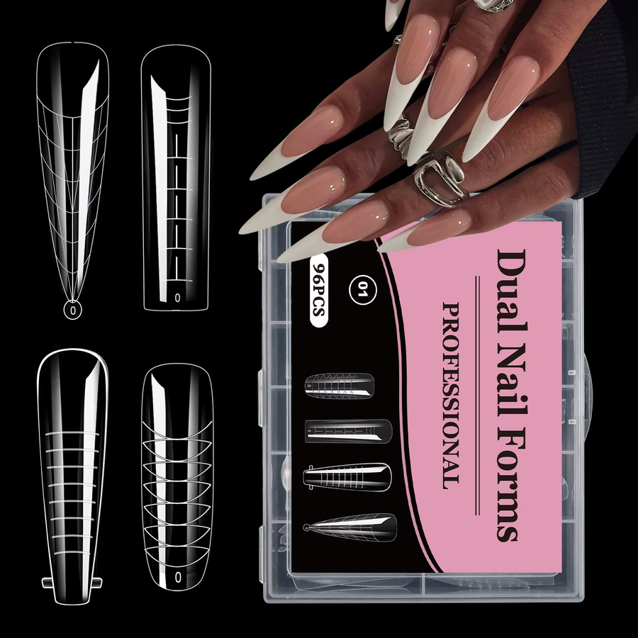 Misscheering Stiletto Sarg Dual Formen, 96 Stück, Nagelverlängerung - Bild 2