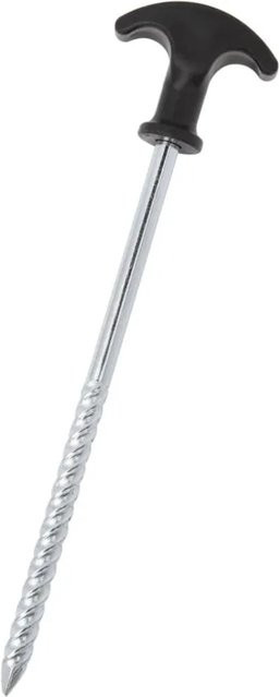 vidaXL Zeltheringe aus verzinktem Stahl, 12 Stück, Länge: 20 cm, Durchmesser: 7 mm, Farbe: Silbern - Bild 1