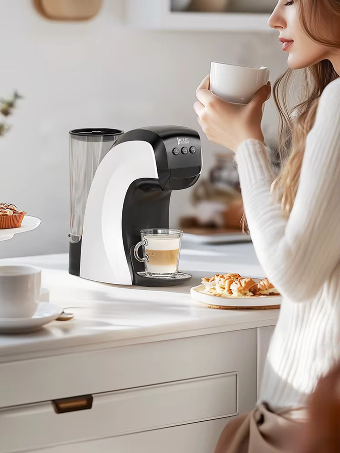 HiBREW 3-in-1 Kapselkaffeemaschine H3B mit Heiß- und Kaltmodus, 20 Bar, kompatibel mit Nespresso und Dolce Gusto, für Kapseln und gemahlenen Kaffee - Bild 6