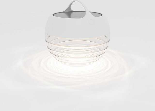IP44.DE Aqu S LED-Tischleuchte in Weiß mit Akku und dimmbarer Warmweiß-Beleuchtung (2700K) - Bild 1