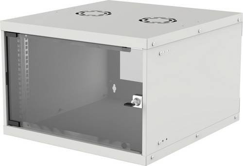 Intellinet Basic Line 19 Zoll Wandgehäuse 6 HE, Grau (RAL 7035), B: 540 mm, H: 353 mm, T: 400 mm - Bild 1
