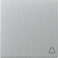 Gira Wippe Symbol Klingel in Silber aus Kunststoff - Bild 1