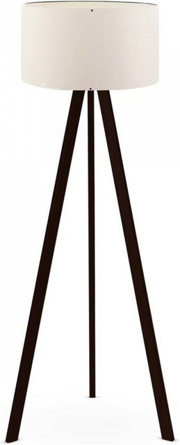 Opviq Stehlampe aus MDF und Stoff in Weiß, B/T/H: 38 x 38 x 140 cm, E27 Fassung - Bild 1