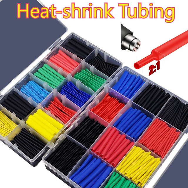 Schrumpfschlauch-Set mit Doppelwand-Schlauch und Klebebeschichtung in Multicolor, Durchmesser: 1,0 mm, 1,5 mm, 2,0 mm, 2,5 mm, 3,0 mm, 4,0 mm, 5,0 mm, 6,0 mm - Bild 1
