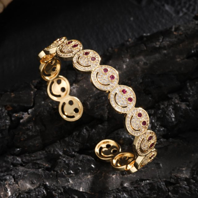 Lucky Star Jewelry Armband, Messing, Gold, Zirkonia, Damen - Bild 1