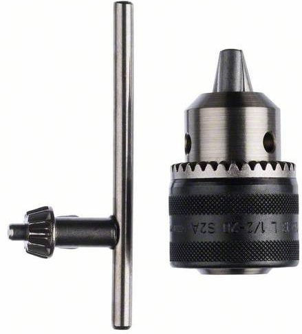 Bosch Zahnkranzbohrfutter in Silber für Rechts- und Linkslauf, Spannbereich 1,5 - 13 mm, Gewinde 1/2 Zoll - 20 - Bild 1