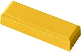 MAUL Rechteckmagnete in Gelb, 20 Stück, B/H/T: 53 x 18 x 10 mm - Bild 1