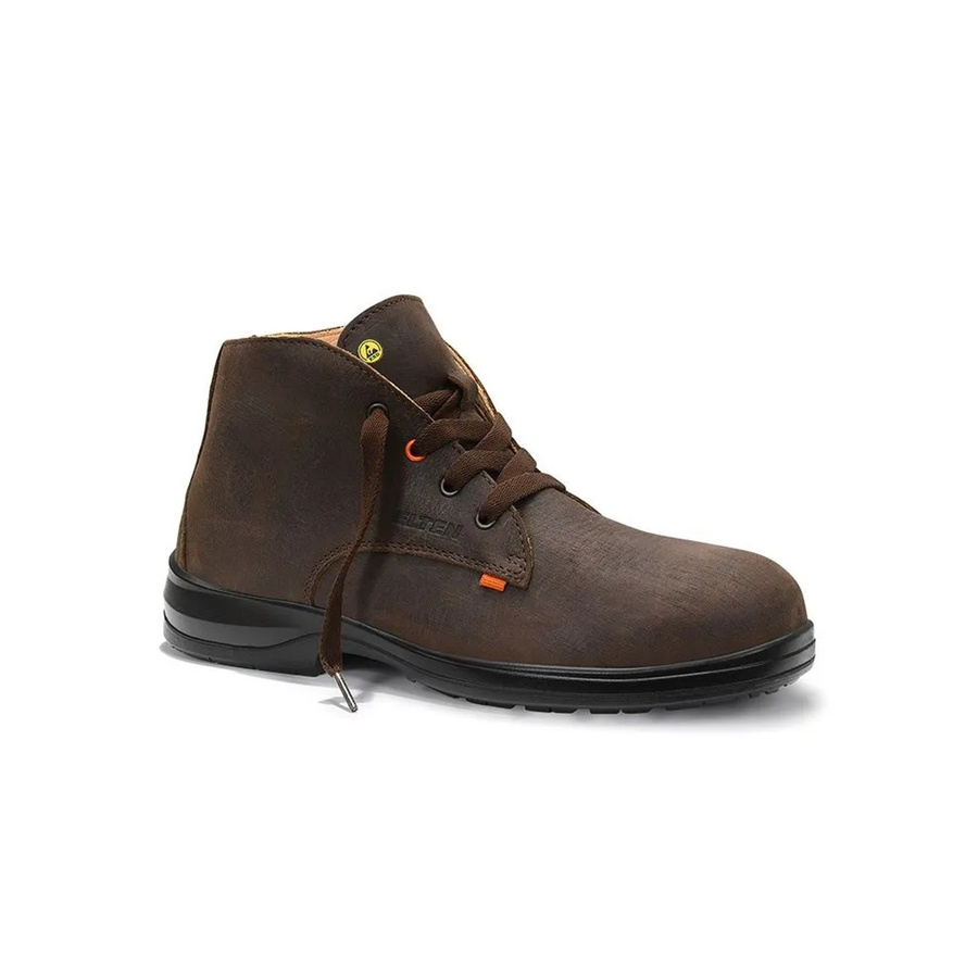 Elten Sicherheitsschnürstiefel Nikolas XXB Brown Mid ESD S3 aus Rindleder Größe 40 - Bild 2