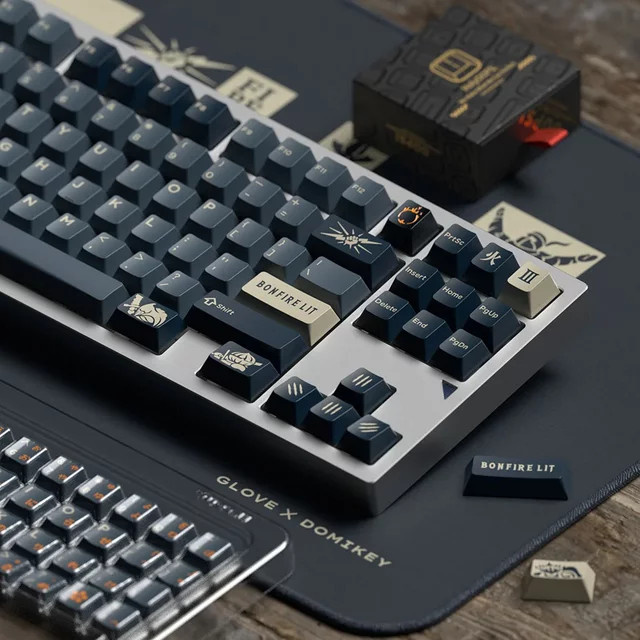 Domikey Kirsche Handschuh Keycaps Doubleshot ABS für MX Tastaturen - Bild 1