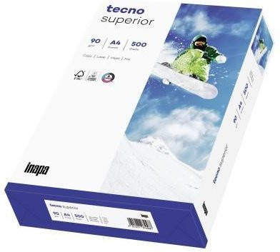 Tecno Superior Universal Kopierpapier DIN A4, 90 g/m², 500 Blatt, Weiß - Bild 1