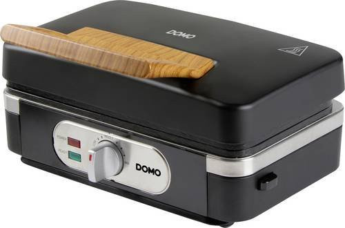 DOMO 3-in-1 Sandwich-Waffel-Grill Inky Black in Schwarz - Bild 1