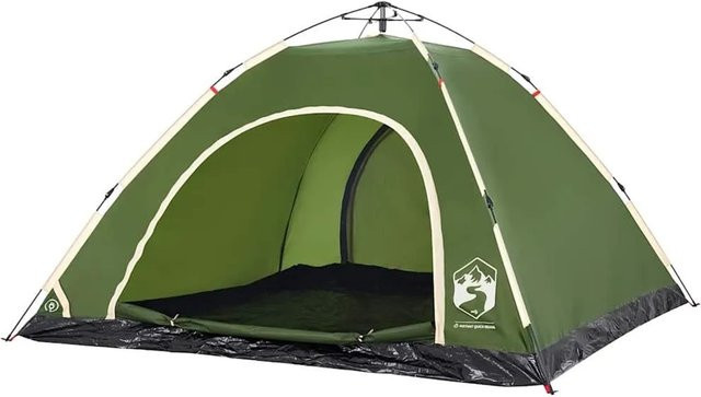 vidaXL Campingzelt für 5 Personen in Grün mit Quick Release System 4004173 - Bild 1