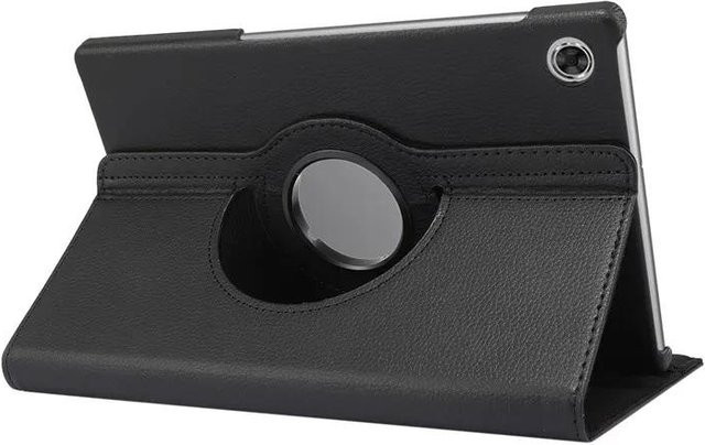 Lenovo Tab M10 HD Gen 2 Tablet-Hülle mit 360 Grad Drehung aus PU-Leder in Schwarz - Bild 1