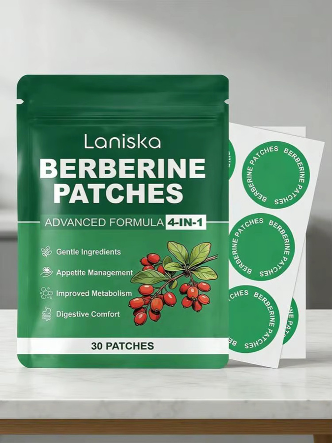 LANISKA Berberin-Pflaster, Unisex, 30 Stück - Bild 5