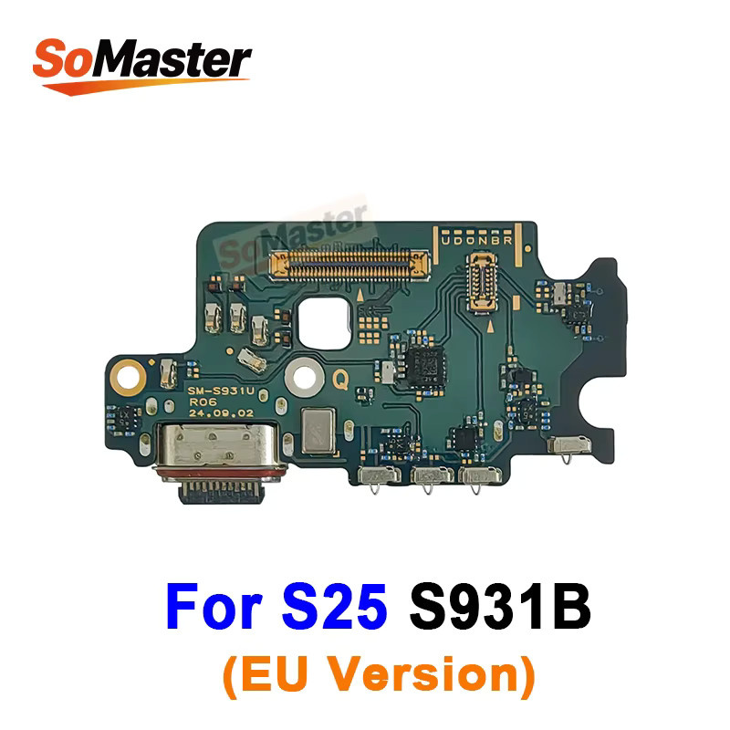 Samsung USB-C Ladeanschluss-Platine mit Flexkabel in Grün für S25 Ultra Plus FE Edge S931B S936B S938B S731B S937 Reparaturset - Bild 2