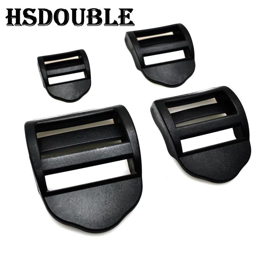 HSDOUBLE 10er Packung Kunststoff Leiterverriegelung und Entriegelungsschnallen für Rucksackgurte und Gurtband in Schwarz, erhältlich in 20 mm, 25 mm, 32 mm und 38 mm - Bild 4