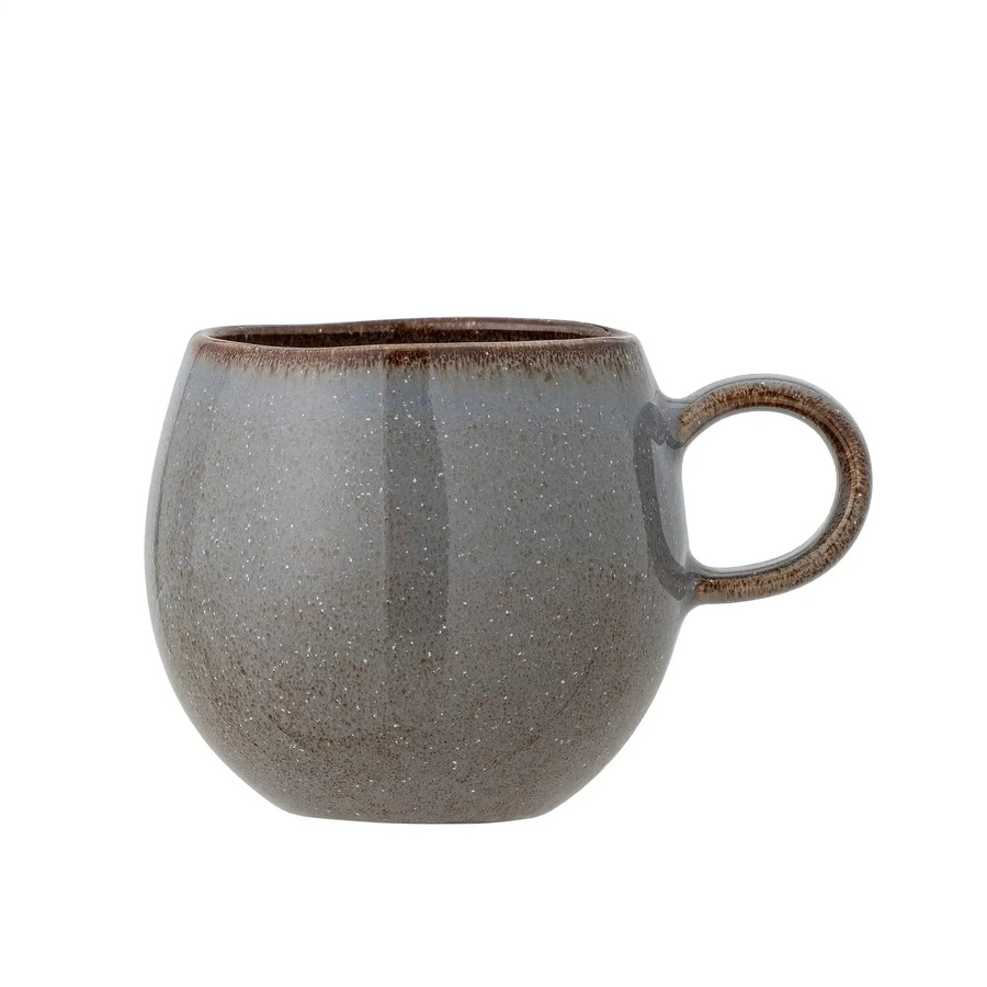 Bloomingville Keramikbecher Sandrine in Grau mit einem Durchmesser von 8 cm - Bild 1