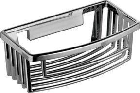 Keuco Schwammkorb aus Draht in Silber, abnehmbar, B/T/H: 20,0 x 7,0 x 11,4 cm - Bild 1