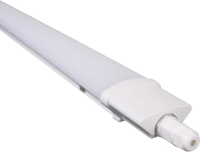 LUXULA LED Feuchtraumleuchte Weiß, 36W, 4000K Neutralweiß, IP65, Länge: 120 cm - Bild 1